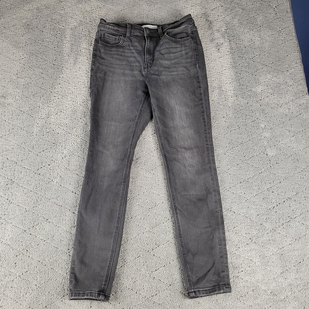 Flying Monkey Jeans Womens 29 Black Skinny Fit Dark Wash Stretch Slimming Denim